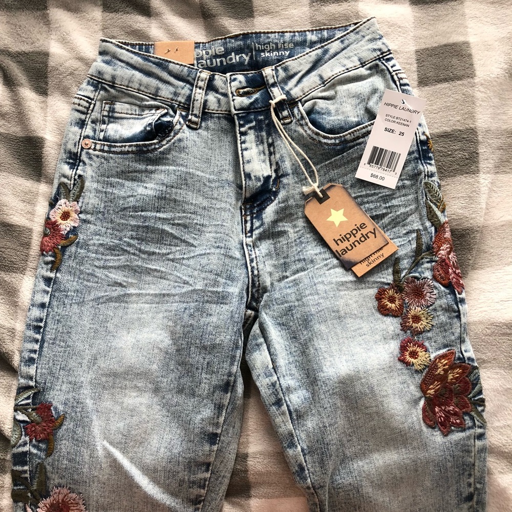 Floral print Hippy Laundry Jeans!